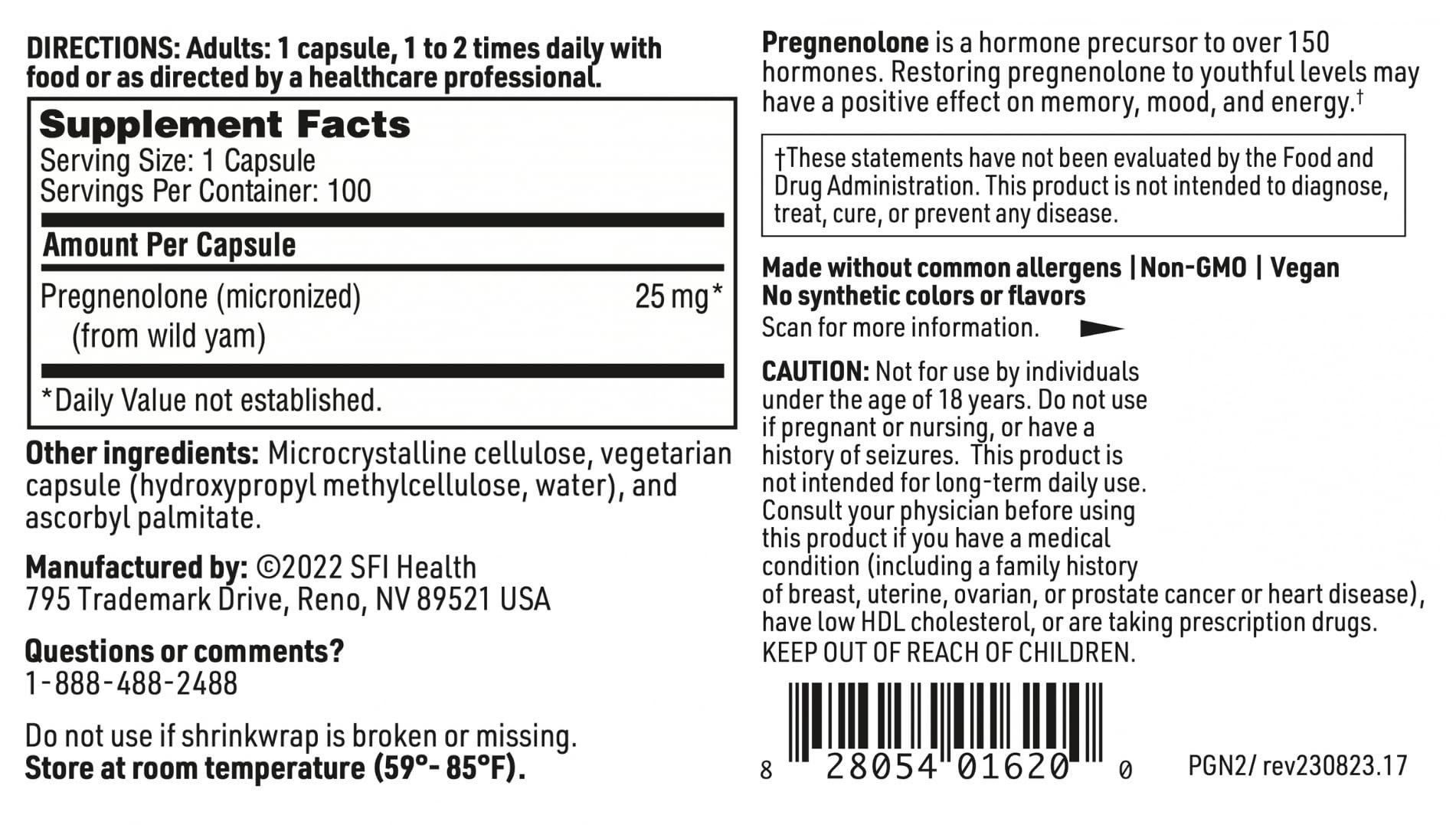 Packaging highlights no artificial colors, flavors, or preservatives