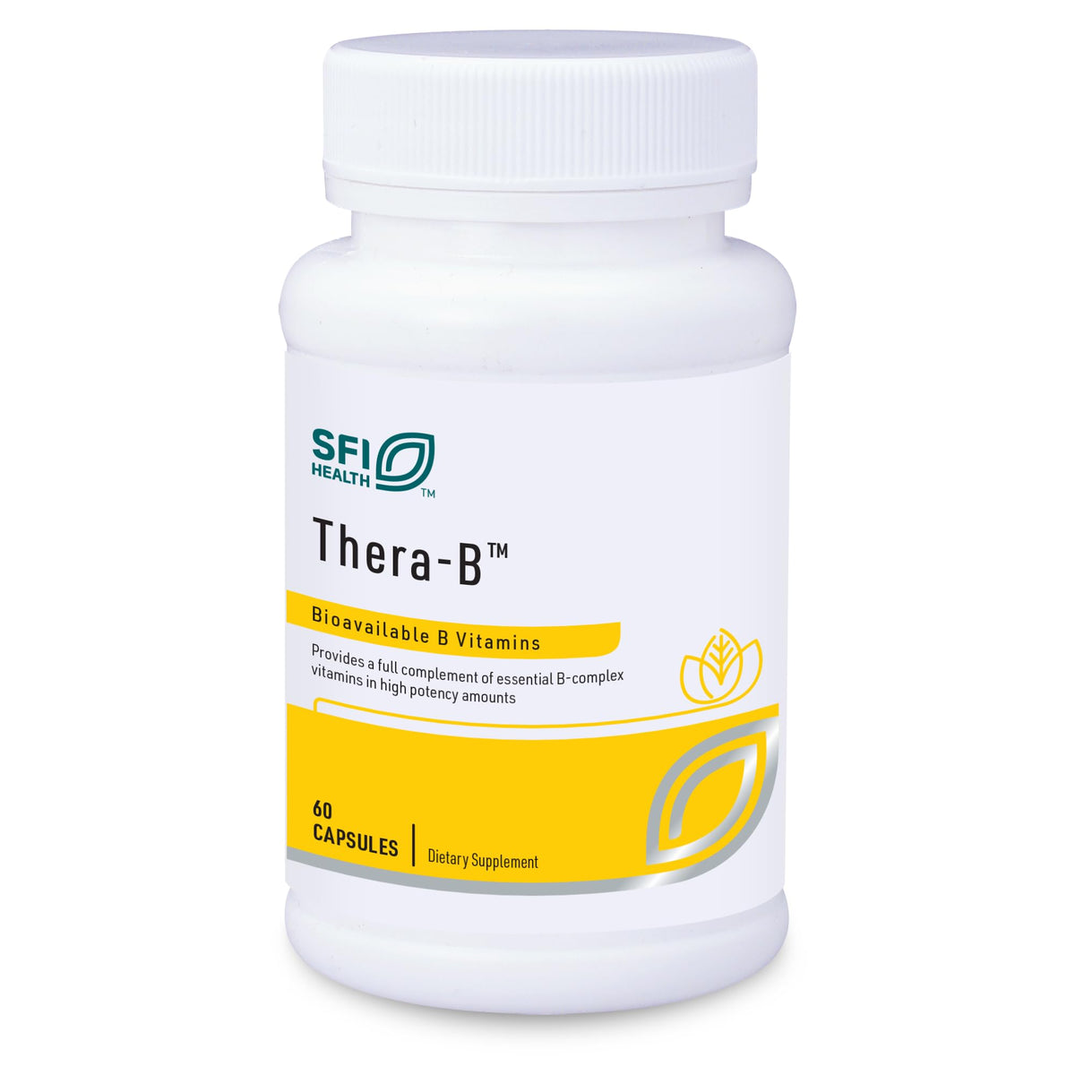 SFI Health Thera-B bottle front view for daily supplement routine