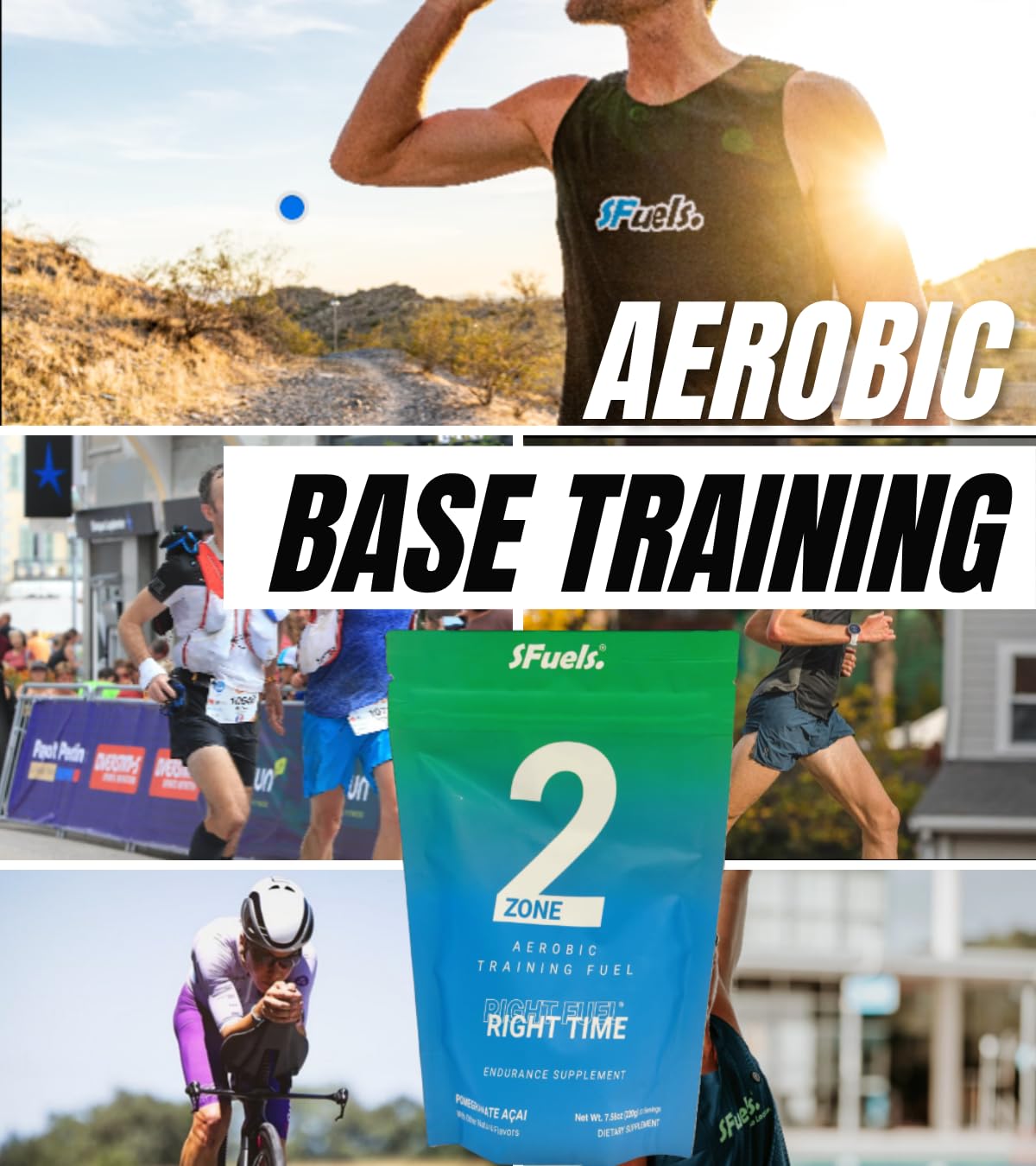 SFuels Aerobic Training Fuel measuring scoop highlights precise serving for consistent hydration