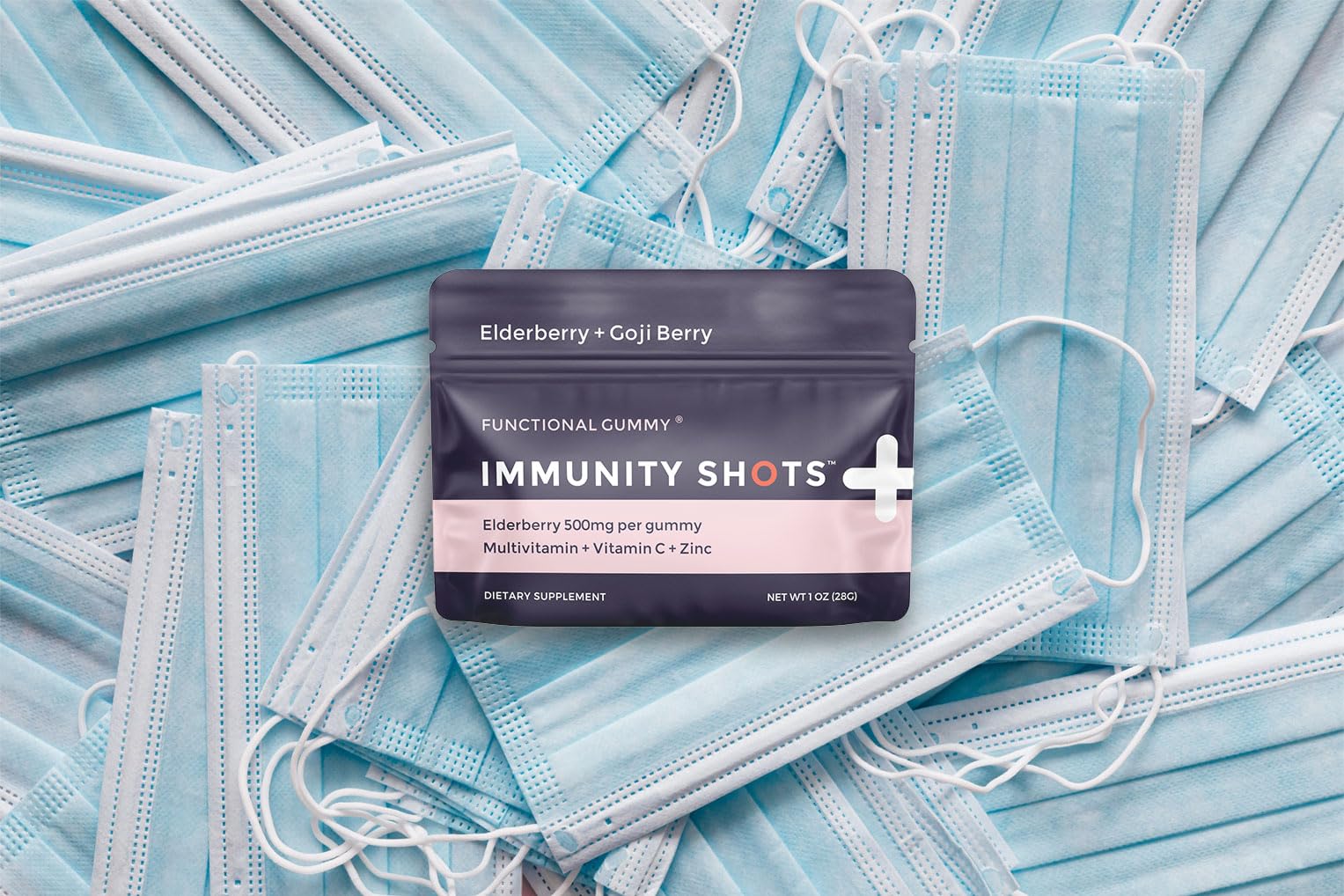SGC Immunity Shots serving ideas with gummies in a bowl for easy daily use.