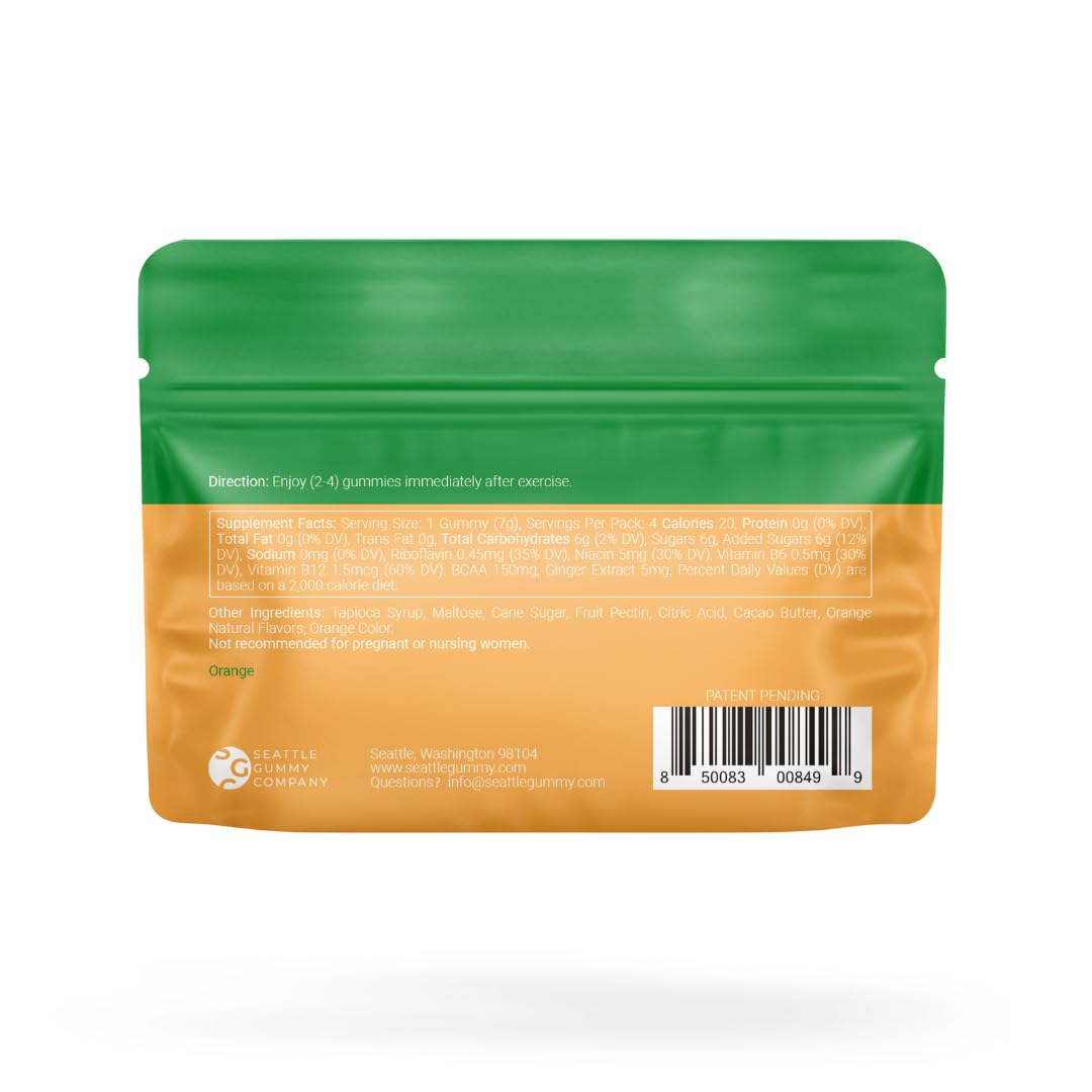 SGC Recover Gummies antioxidants for overall wellness and citrus flavor