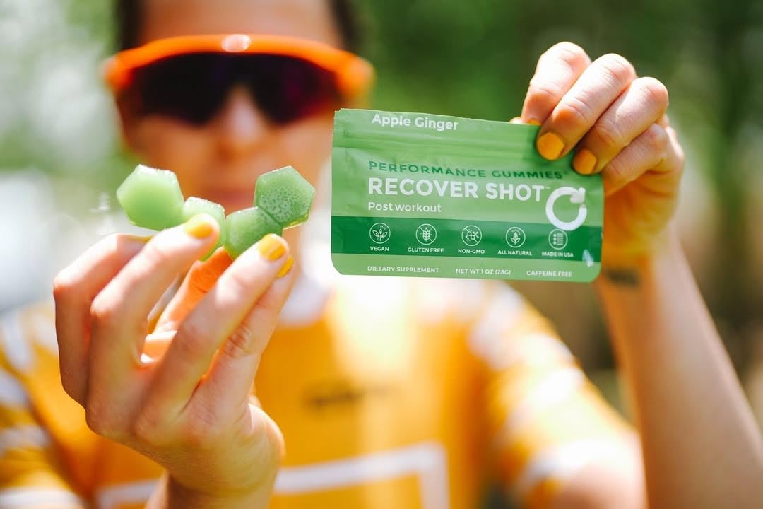 SGC Recover Gummies apple ginger flavor for post-workout refreshment
