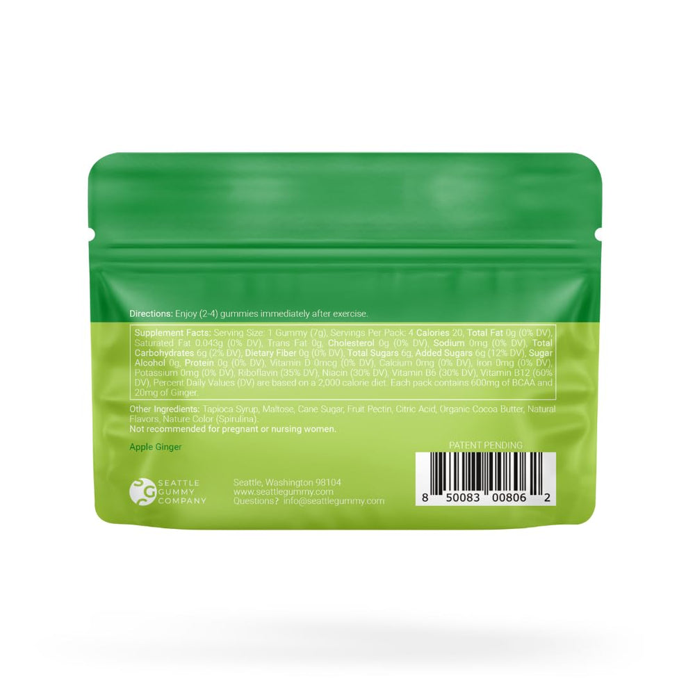 Close-up of SGC Recover Gummies texture and flavor