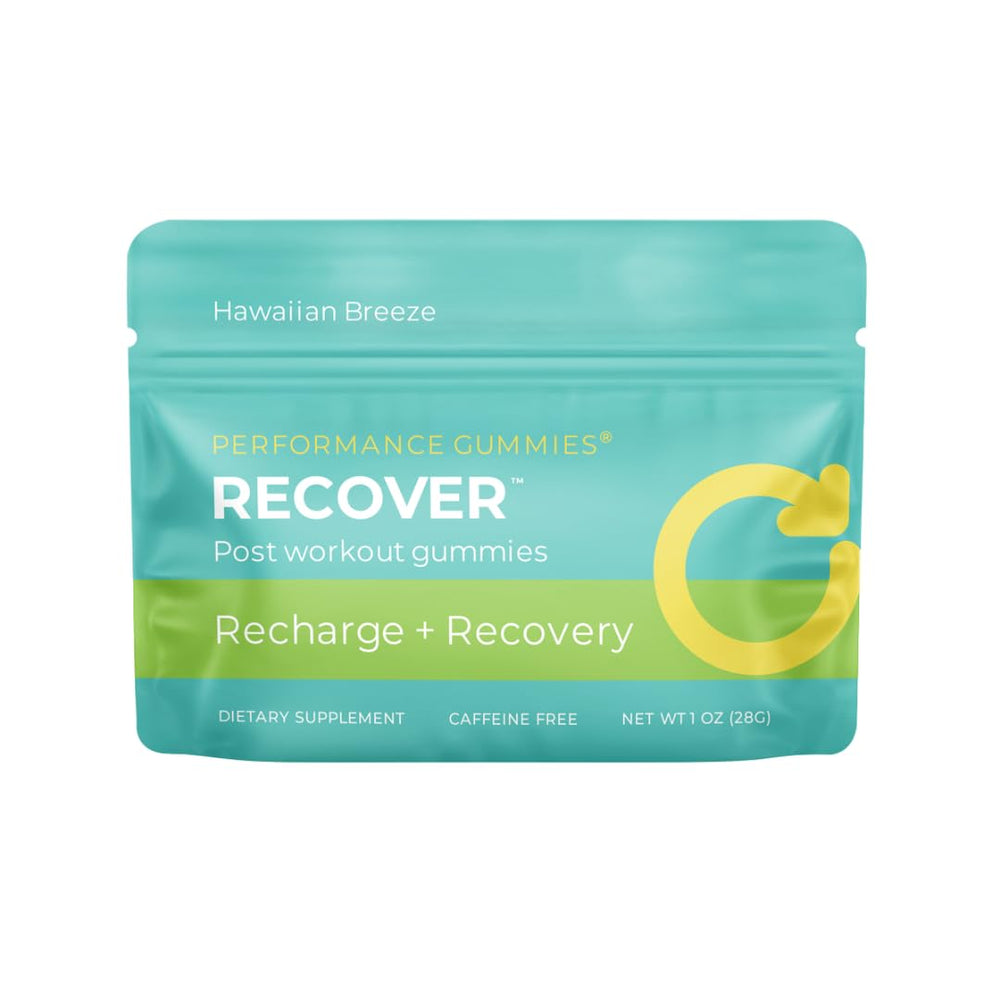 SGC Recover Gummies Hawaiian Breeze flavor for quick energy replenishment.
