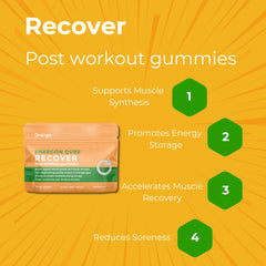 SGC Recover Gummies on-the-go packets for convenient refueling after training