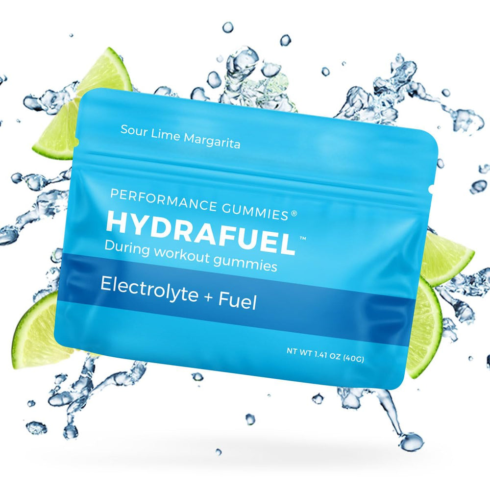 SGC HydraFuel bottle closeup with Margarita flavor and refreshing hydration.
