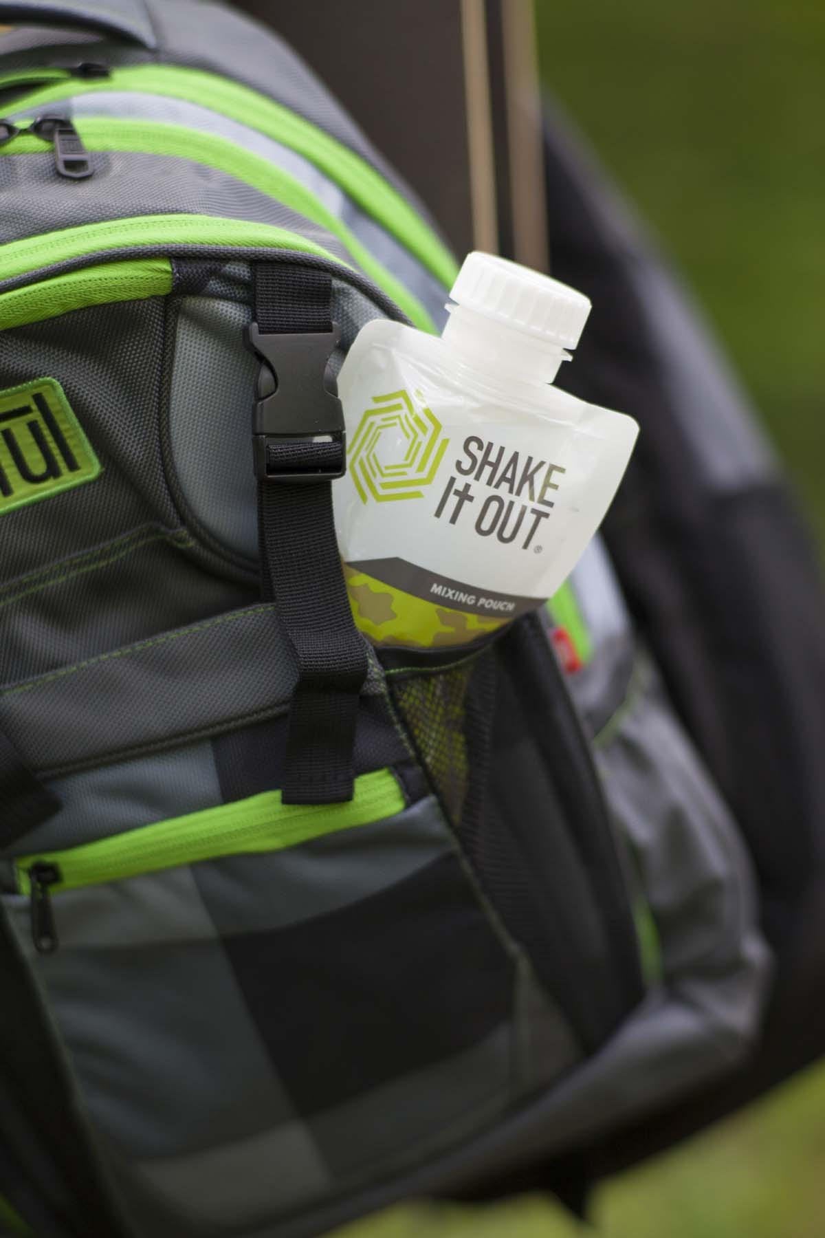 Shake It Out BPA-free, recyclable, dishwasher-safe for easy cleaning