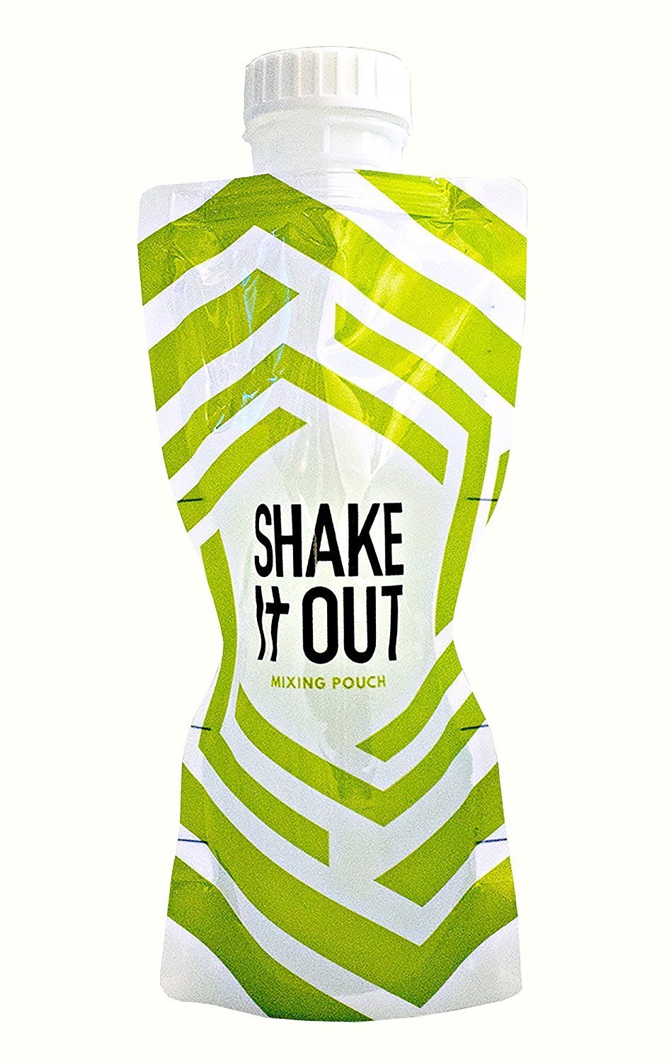 Shake It Out collapsible lime bottle with wide spout for on-the-go mixing.
