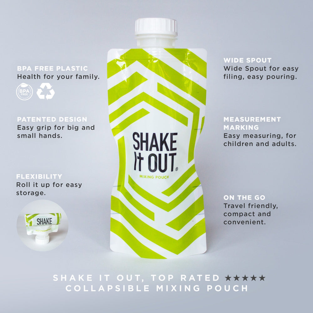 Shake It Out travel compact bottle is ideal for gym and outdoors.