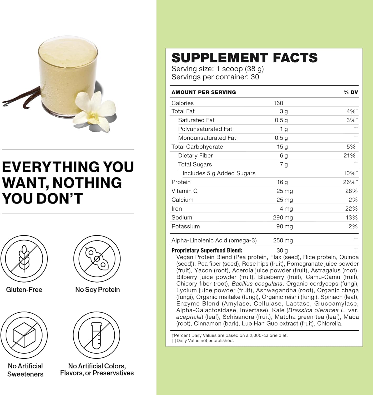 Shakeology Vanilla bottle pouring shake into a glass for convenient post-workout recovery