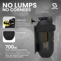 SHAKESPHERE BPA-free crystal-clear shaker promotes safe hydration during workouts and daily routines.