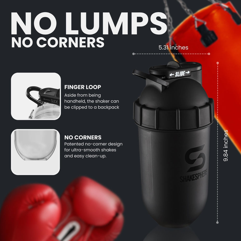 SHAKESPHERE BPA-free Tritan keeps flavors clean and odors minimal.