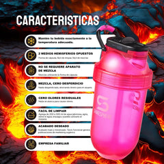SHAKESPHERE built-in straw and slide cap support leak-free sipping during workouts.