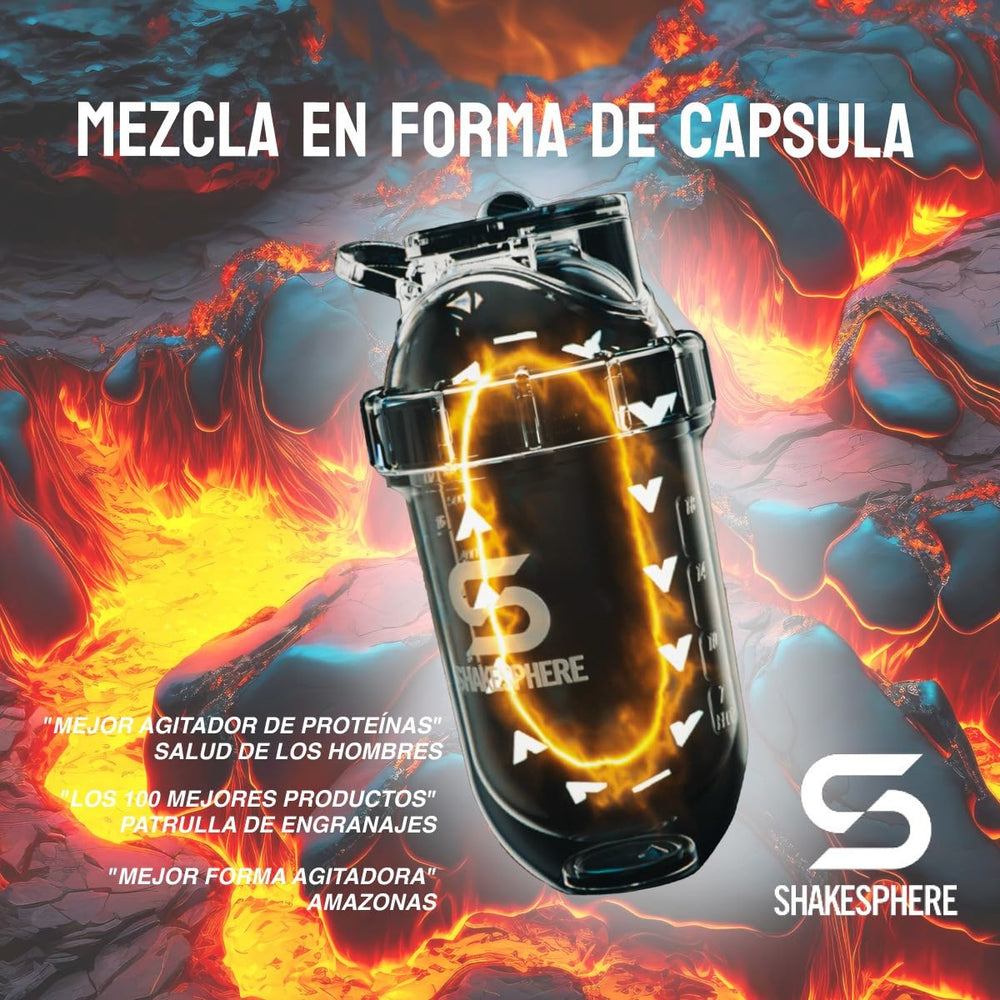 SHAKESPHERE compact bottle with finger loop fits bags and travel.