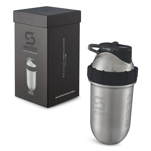 SHAKESPHERE travel-friendly shaker fits bags and car cup holders