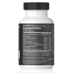 Shaklee B-Complex tablets close-up shows easy-to-take capsules for daily wellness.