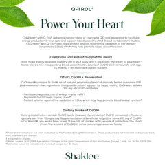 Shaklee CoQHeart daily-use visual suggesting morning routine