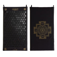 ShaktiMat acupressure mat spikes close-up for targeted tension release and relaxation.
