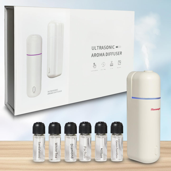 Shammgria motion sensor diffuser activates fragrance when needed in-car