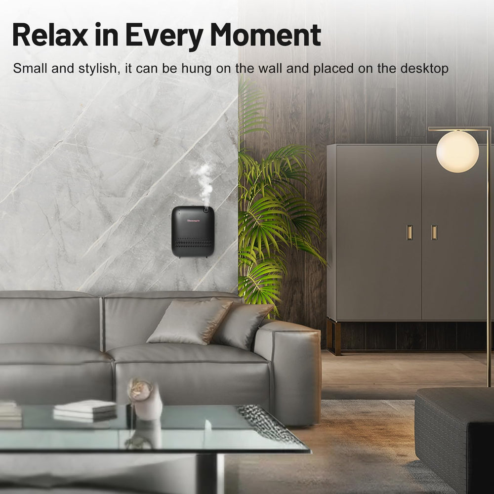 Shammgria diffuser mounted on wall to save space