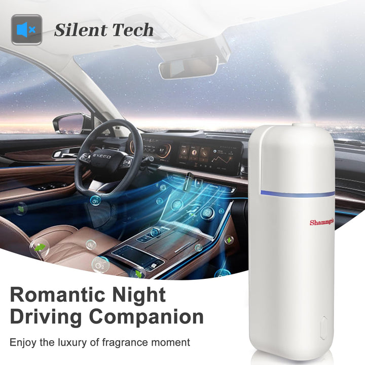 Shammgria USB rechargeable diffuser ready for plug-free use
