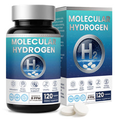 SHANDR hydrogen water tablets in bottle for convenient on-the-go hydration.