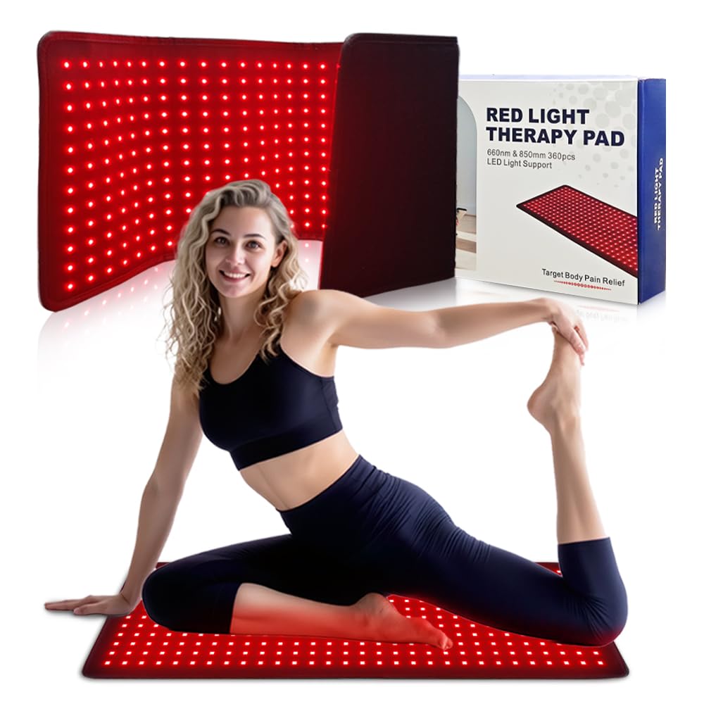 Shanglaite red light therapy belt front view with 360 LEDs for targeted warmth.