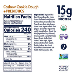 SHANTI BALANCE plant-based protein bar featuring protein-rich content for a satisfying snack