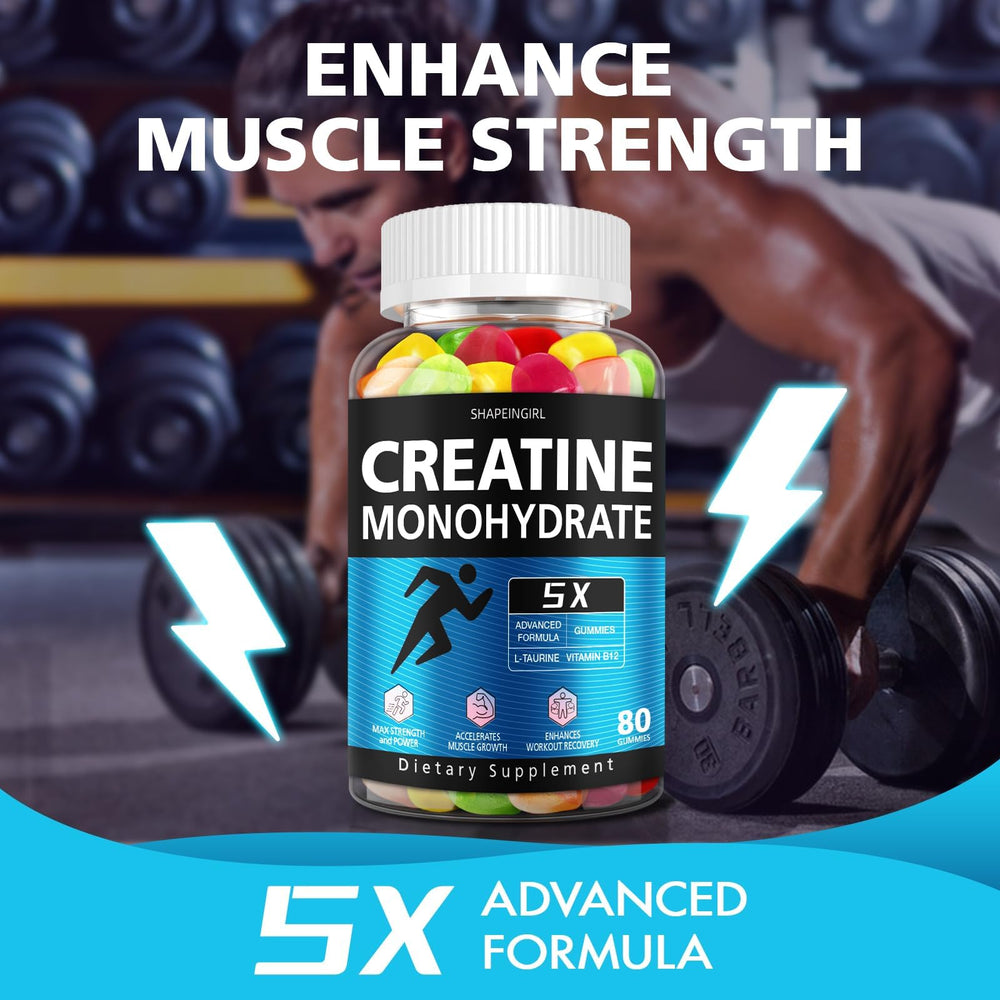 Shapeingirl Creatine Gummies dosing guidance shows daily four-gummy routine