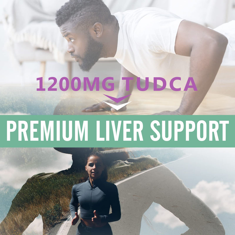 Sharoaid TUDCA liver support dosing caps shows simple two-capsule daily routine