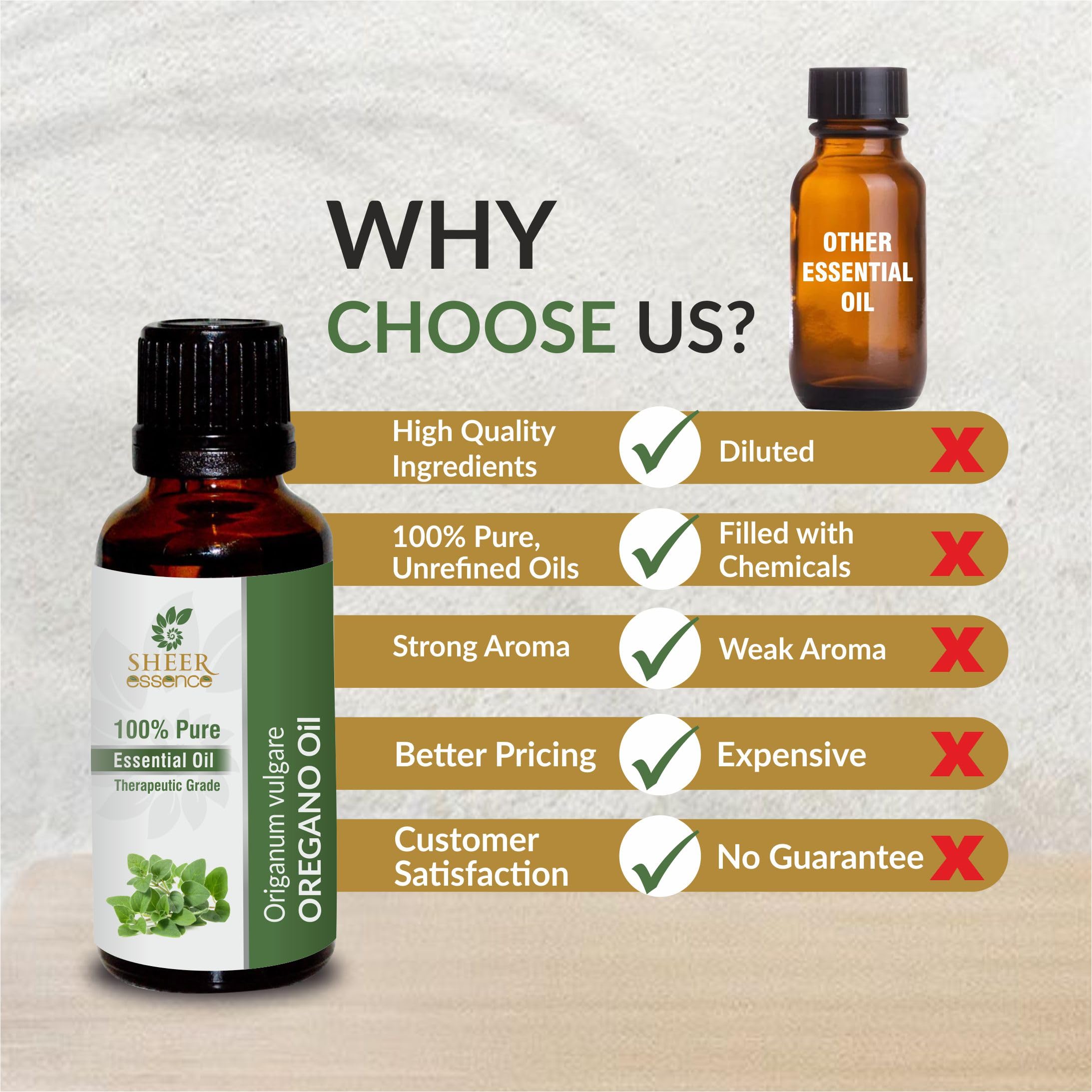 Natural air freshener option using Melissa essential oil for fresh herbal scent.