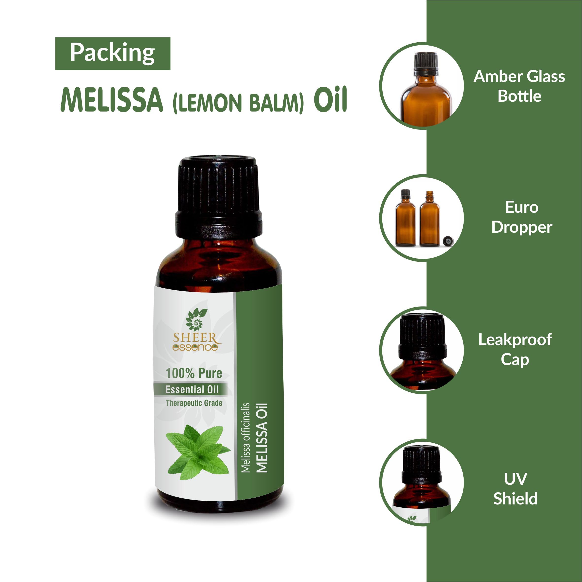 Melissa oil in diffuser creating a soothing atmosphere.