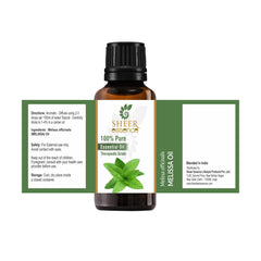 Sheer Essence Melissa oil with dropper for easy, precise diffuser use
