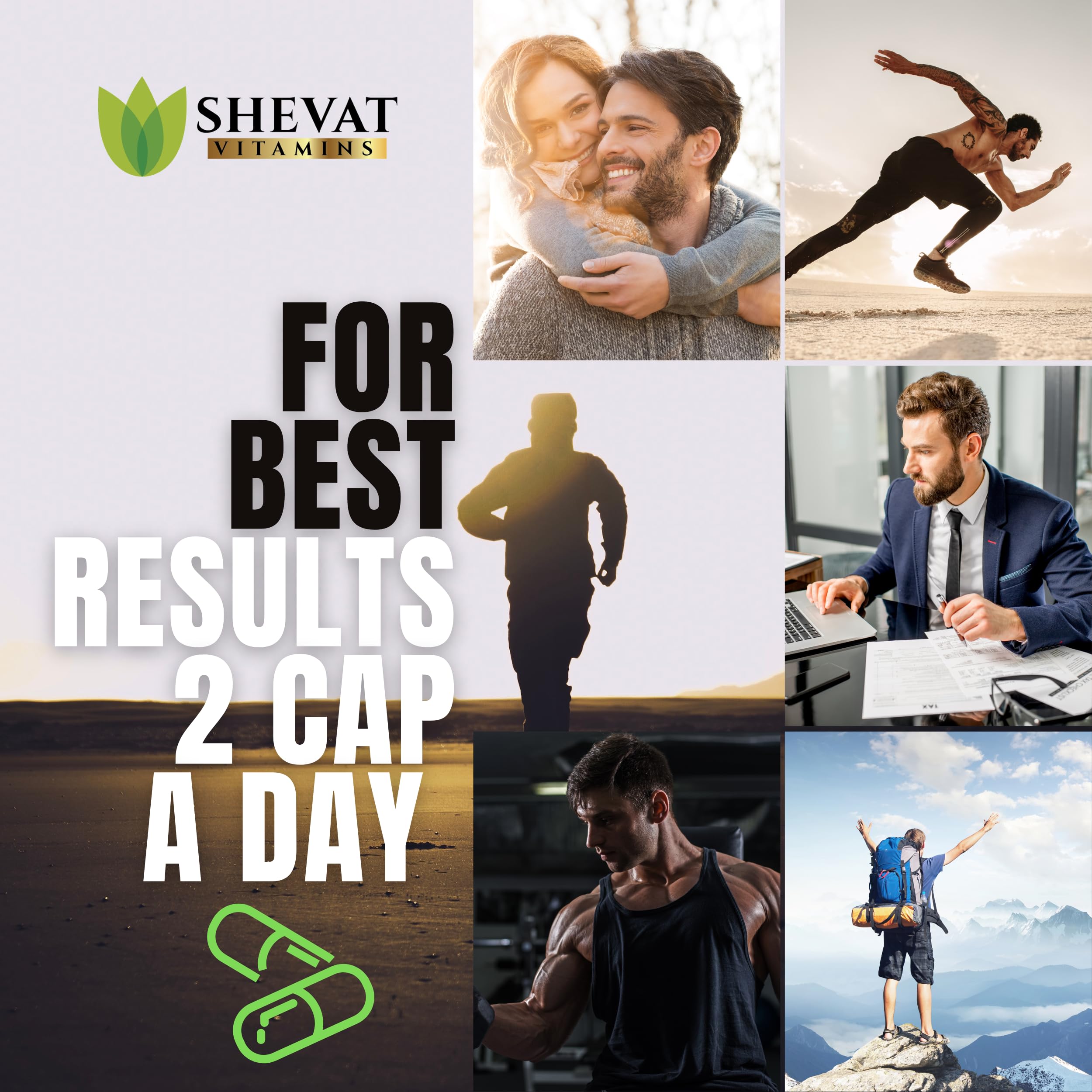 SHEVAT VITAMINS Shilajit packaging highlights fulvic acid content.