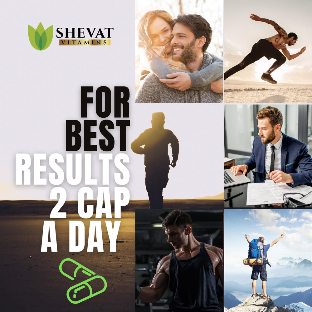 SHEVAT VITAMINS Shilajit packaging highlights fulvic acid content.