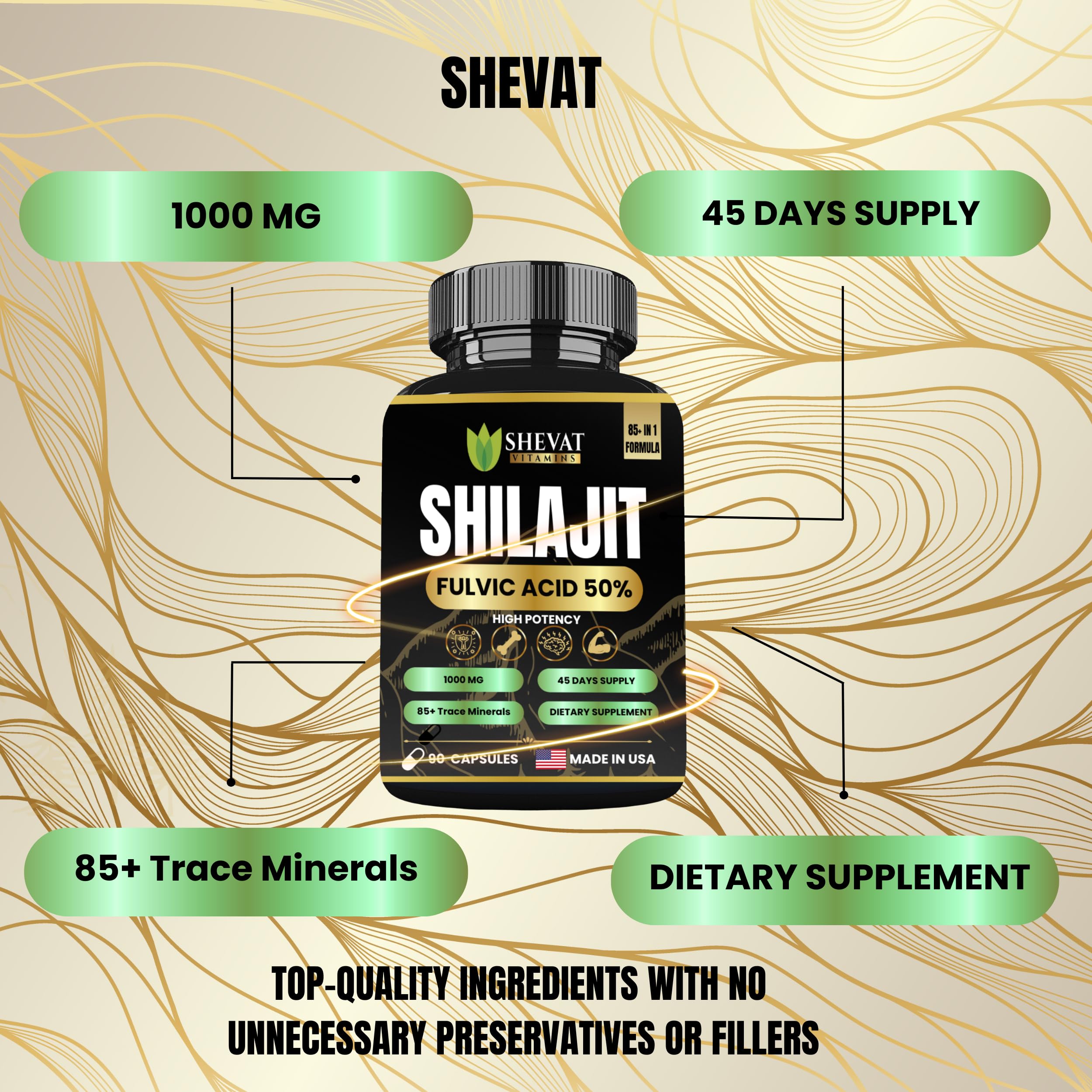 Packaging box of Shilajit capsules ready for shipment.