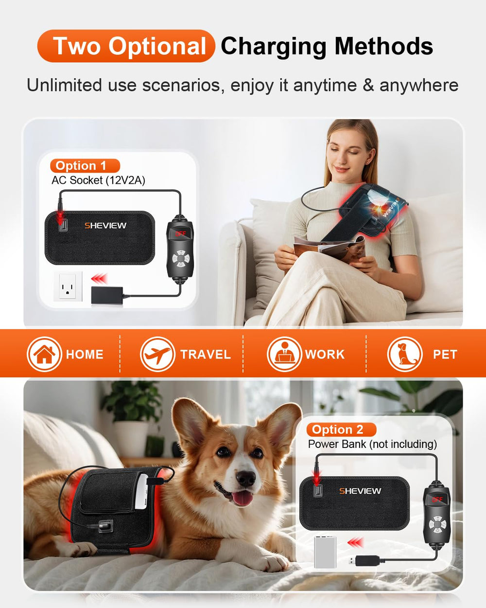 SHEVIEW compact-size pad measuring 10.6 by 5.6 inches for versatile placement