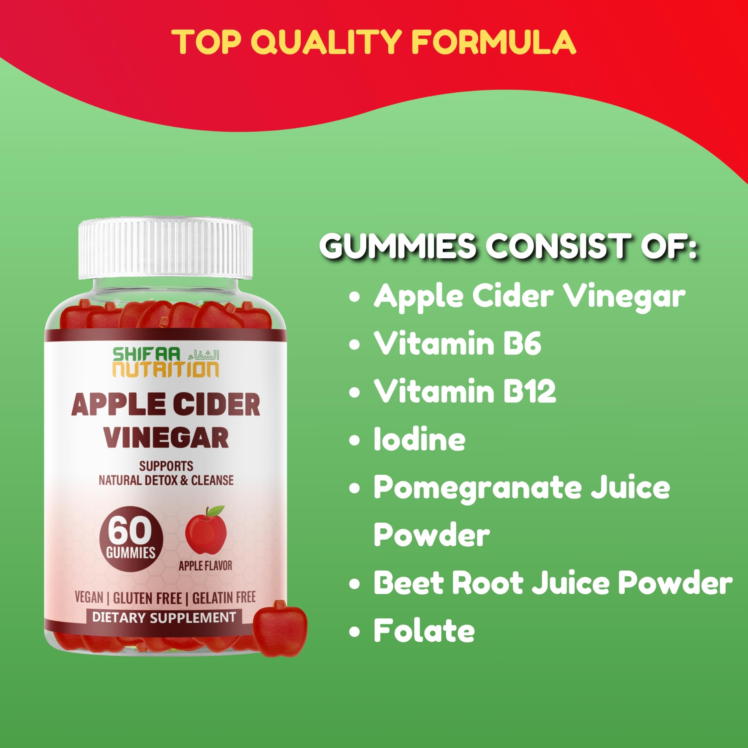 60-serving pack supports convenient daily routine with ACV detox benefits.