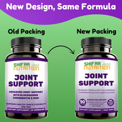 SHIFAA NUTRITION joint support bottle side angle for easy swallowing
