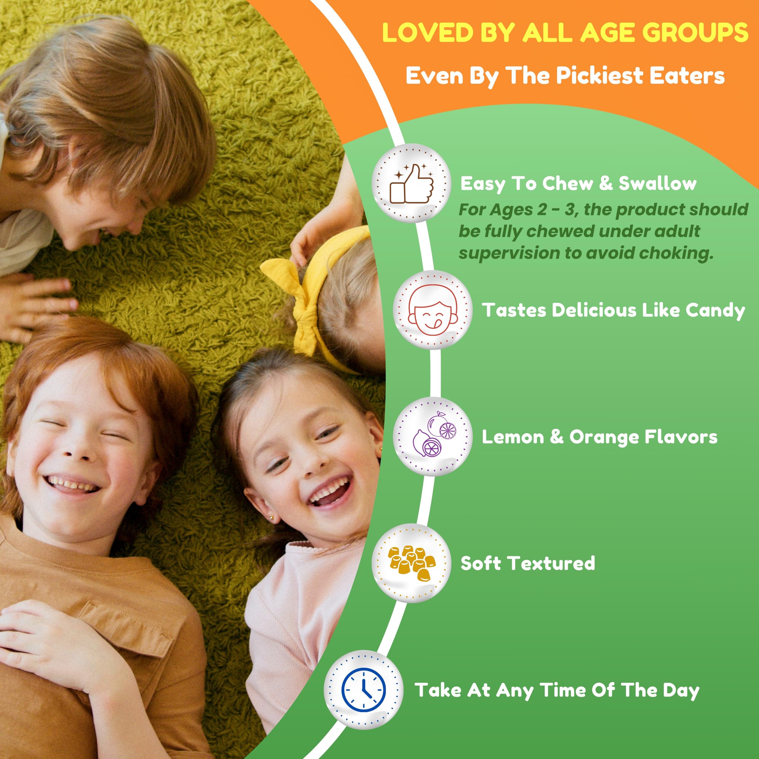 SHIFAA NUTRITION soft-chew omega-3 gummies for kids