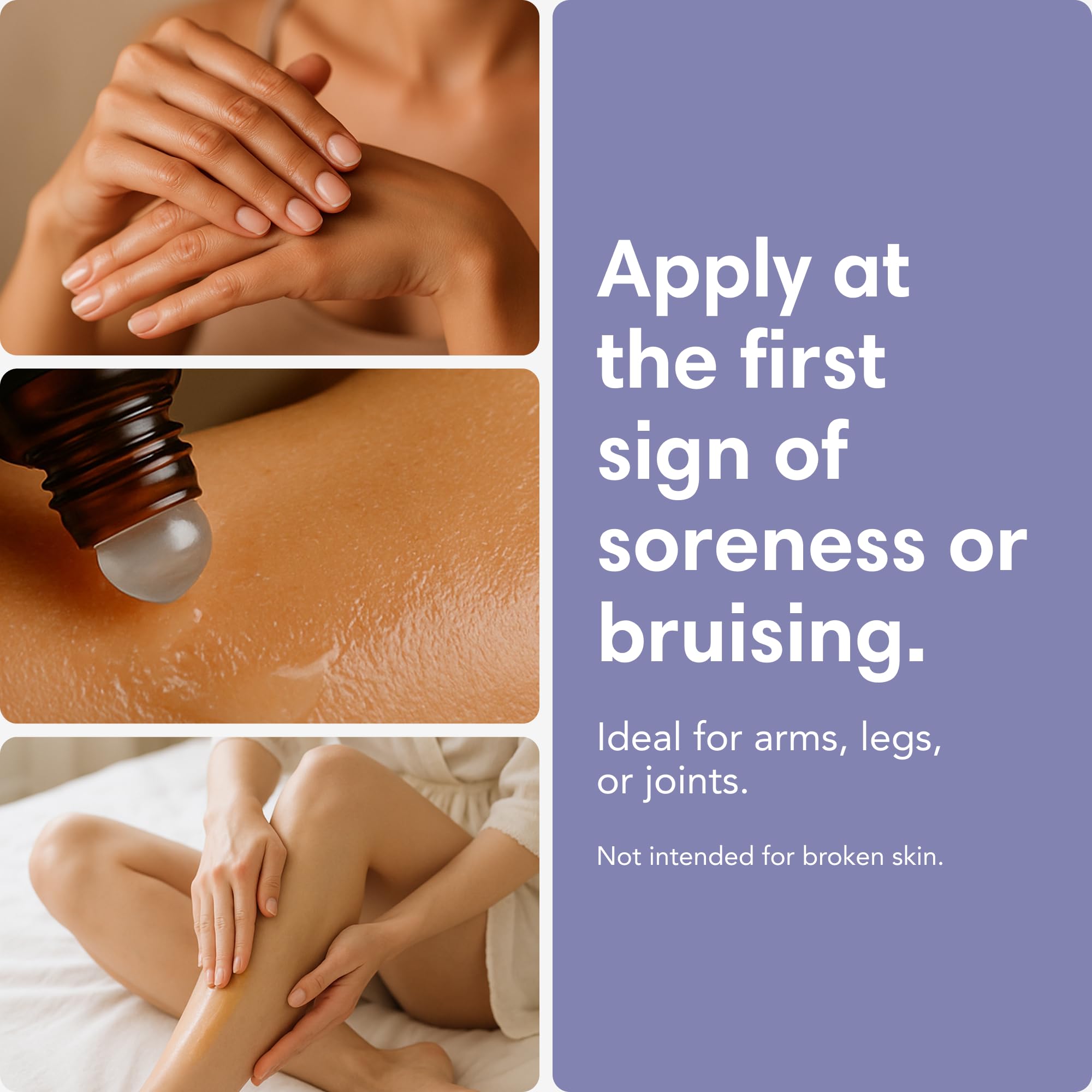 ShiKai Arnica Roll On hand-use showcases palm-friendly, daily application