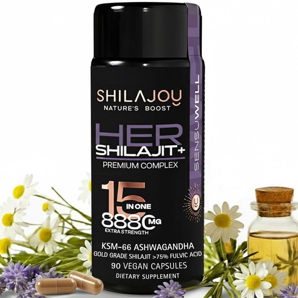 SHILAJOY Sensuwell capsules bottle for daily vitality and balanced energy