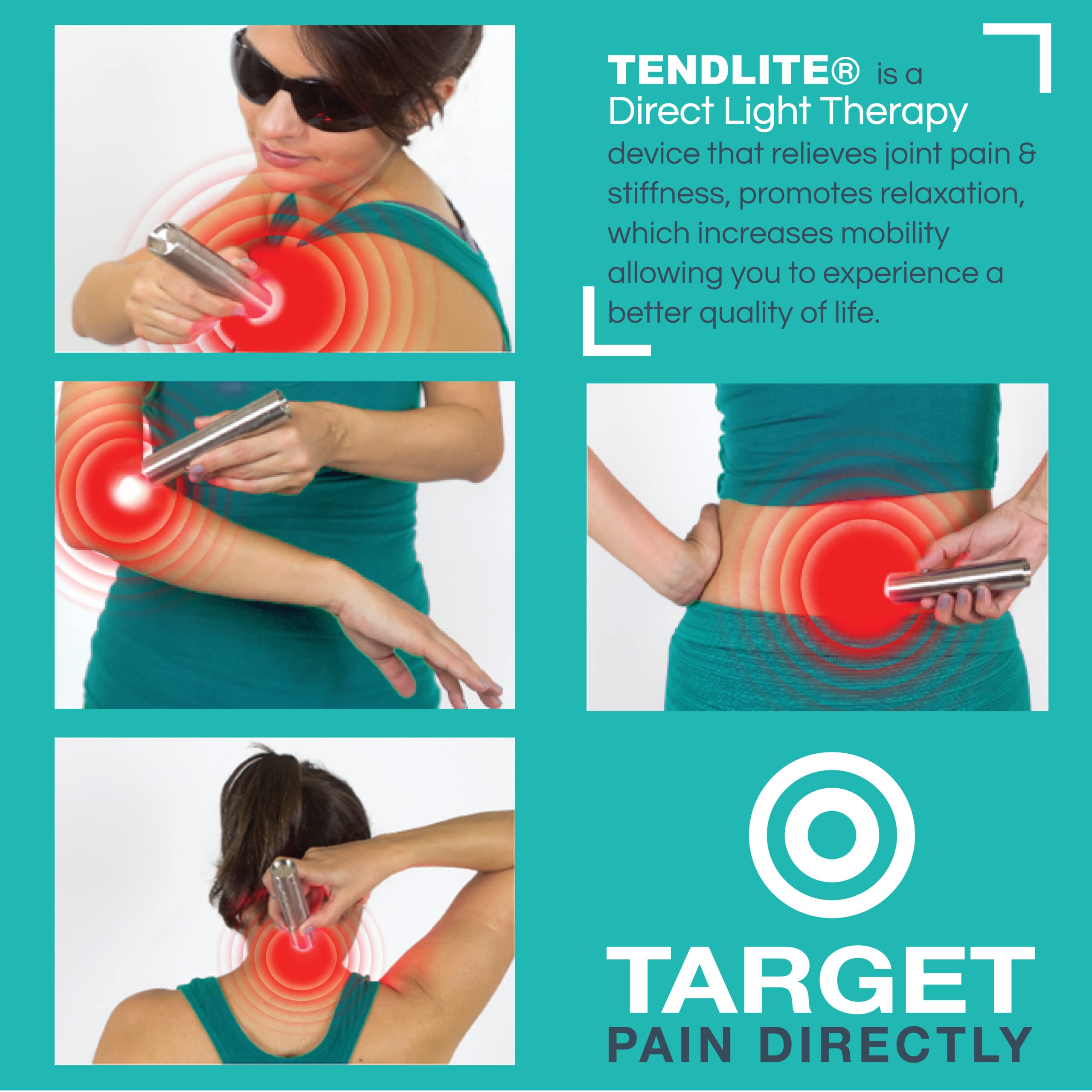 SHINE device in use on elbow joint for comfortable post-activity support.