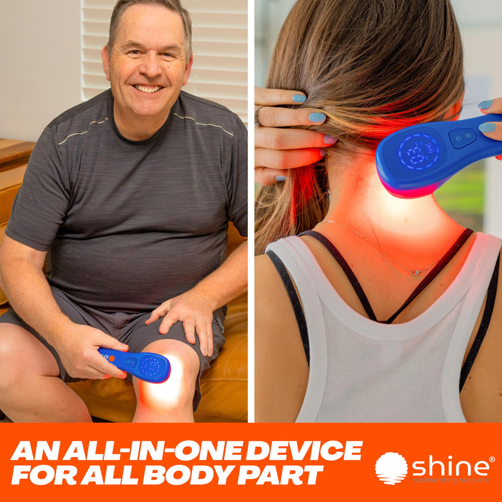 SHINE Relief portable ergonomic design for home or travel use