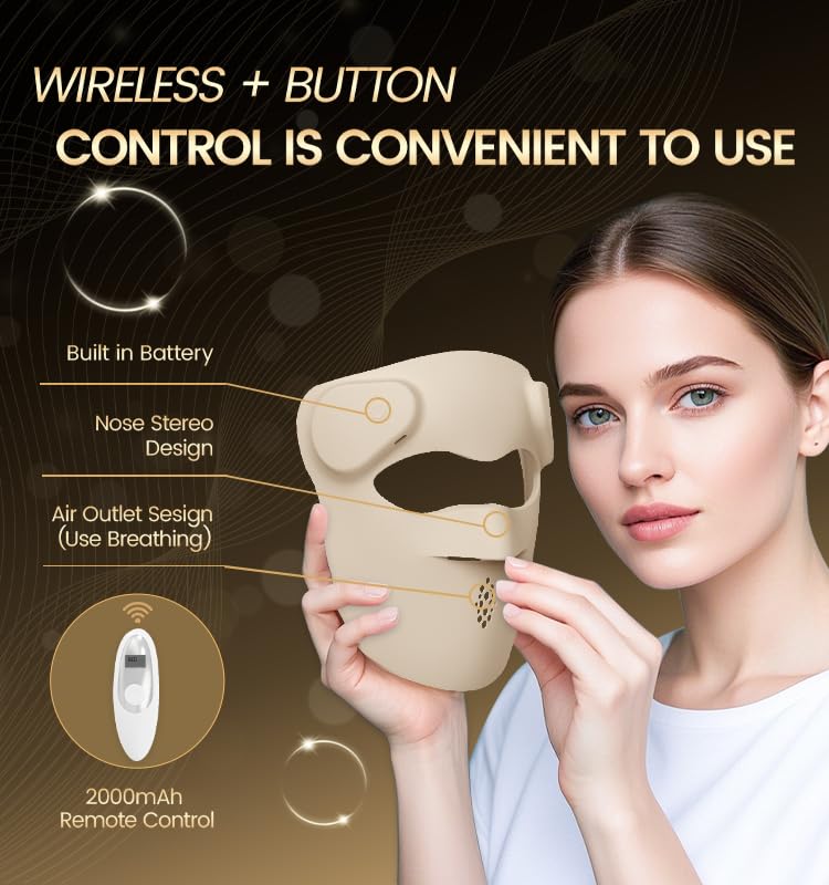 SHINE RENEW LED Face Mask showcases wireless design for flexible self-care routines
