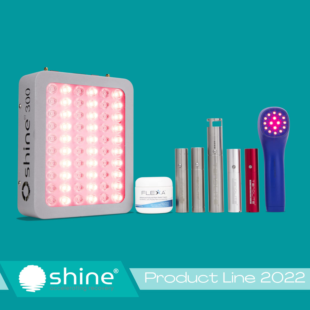 SHINE Tendlite Pro packaging and case for easy storage