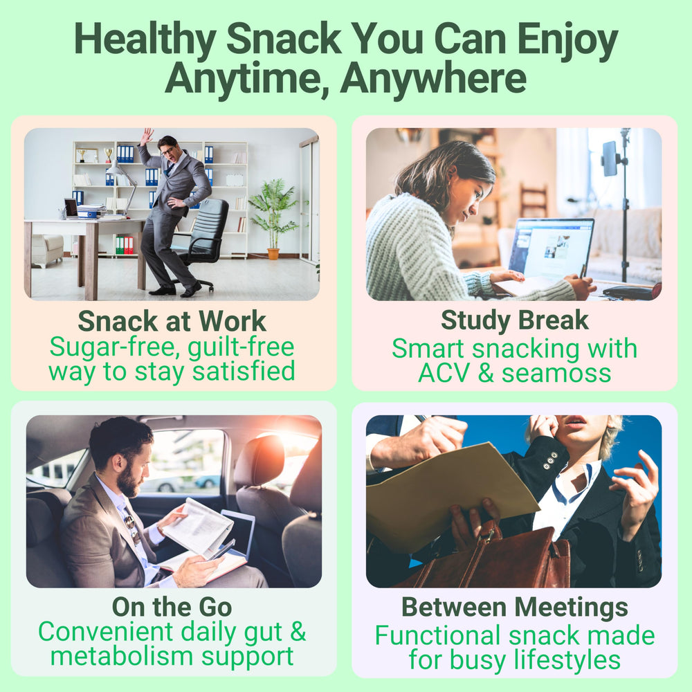 SHIZAM hard chew texture promotes mindful snacking