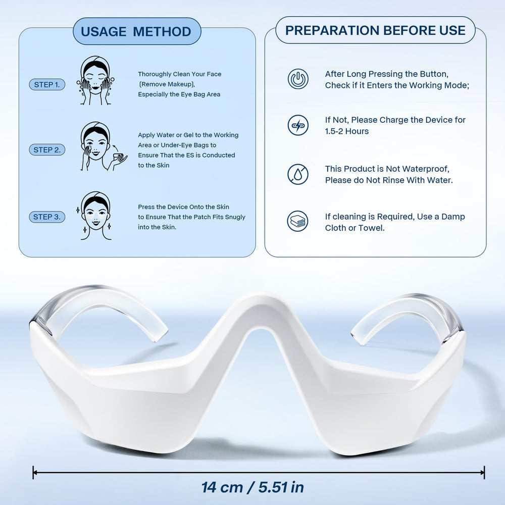 Shmian Light Therapy Glasses used with moisturizer for hydration