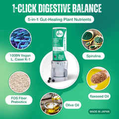 SHO Balance label close-up emphasizing vegan and dairy-free formulation