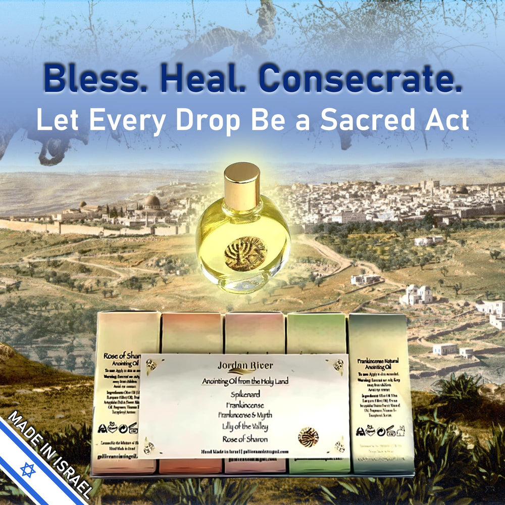 Shofarot Israel Anointing oil set for blessing and prayer